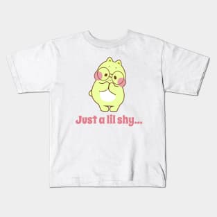 Just a lil shy Kids T-Shirt